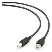 Kábel USB GEMBIRD 2.0 A-B kábel 3 m Professional (čierny, pozlátené kontakty)