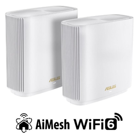 ASUS ZenWifi XT8 v2 2-pack white Wireless AX6600 Wifi 6 Tri-Band Gigabit Mesh systém