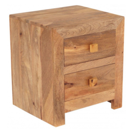 indickynabytok.sk - Nočný stolík Hina 45x50x40 z mangového dreva