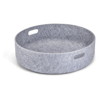 Úložný látkový košík ø 46x12 cm Cesto Concrete – MiaCara