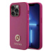 Kryt Guess GUHCP15LPS4DGPP iPhone 15 Pro 6.1" pink hardcase Strass Metal Logo (GUHCP15LPS4DGPP)