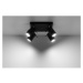 Čierne stropné svietidlo Nice Lamps Ethno
