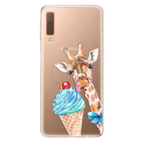 Odolné silikónové puzdro iSaprio - Love Ice-Cream - Samsung Galaxy A7 (2018)