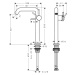 Hansgrohe Tecturis S, páková batéria pre umývadlovú misu 240 Fine CoolStart EcoSmart+ s odtokovo