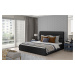 ELTAP CARAMEL 160X200 STELAZ Z KOVU./PLYNOVY ZDVIHAC/KONTAJNER, SOFT 11, BLACK, 23647