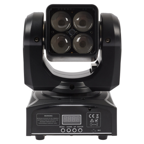 Flash LED MOVING HEAD 4x15W RGBW 4in1 OSRAM ZOOM