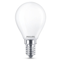 Philips Classic LED žiarovka E14 P45 6,5W matná