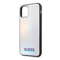 GUHCN58BLD Guess Iridescent Zadní Kryt pro iPhone 11 Pro Silver (EU Blister)