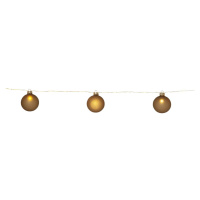 Svetelná dekorácia s vianočným motívom v zlatej farbe ø 6 cm Bliss – Star Trading