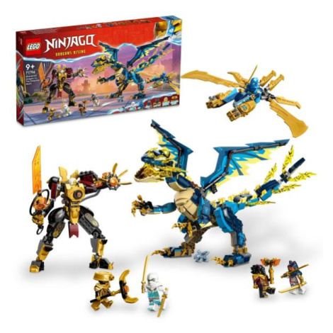 LEGO® NINJAGO® 71796 Živelný drak proti robotovi cisárovnej