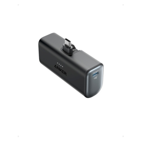 Anker Nano Power Bank 5000 mAh, 22,5 W, USB-C - čierna