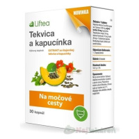 LIFTEA Tekvica a kapucínka na močové cesty 30 tabliet