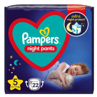 PAMPERS Night Pants Nohavičky plienkové veľ. 5, 22 ks, 12-17 kg