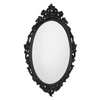 SAPHO - DESNA zrkadlo v ráme, 80x100cm, čierna IN357