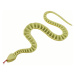 mamido Umelý gumový had žltý s červenými škvrnami štrukturálne