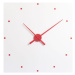 NOMON OJ Designové nástenné hodiny červené 50cm