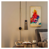 Nástenné svetlo Dover s konektorom, čierne, 1-plameňové