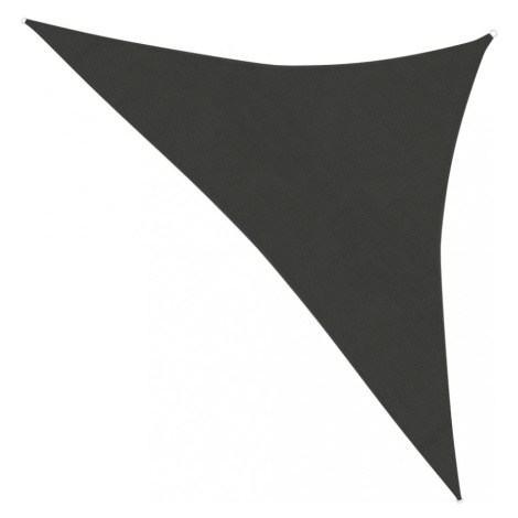 Tieniaca plachta trojuholníková HDPE 2,5 x 2,5 x 3,5 m Dekorhome Antracit vidaXL