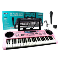mamido Veľký keyboard pre dievčatá - mikrofón a USB vstup