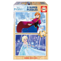 Drevené puzzle Frozen Educa 16801