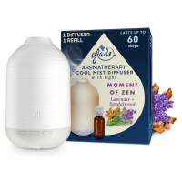 GLADE Aromaterapia Cool Mist Diffuser Moment of Zen 1 + 17,4 ml