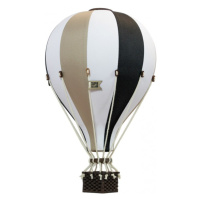 Dadaboom.sk Dekoračný teplovzdušný balón - čierna/béžová - S-28cm x 16cm