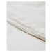 Krémové predĺžené obliečky na dvojlôžko z bavlneného perkálu 240x220 cm Sifinia – Kave Home