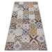 Běhoun Cappuccino 105881 Mosaik Brown Multicolored - 75x150 cm Hanse Home Collection koberce