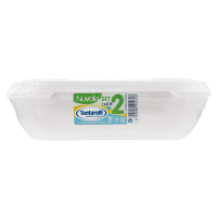 Tontarelli Dóza na potraviny NUVOLA Rectangular Set biela 2x2 l