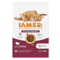 Krmivo IAMS Cat Adult Sensitive Digestion Turkey 10kg