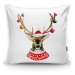 Súprava 4 vianočných obliečok na vankúš a behúň na stôl Minimalist Cushion Covers Christmas Orna