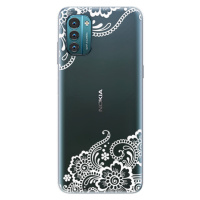 Odolné silikónové puzdro iSaprio - White Lace 02 - Nokia G11 / G21
