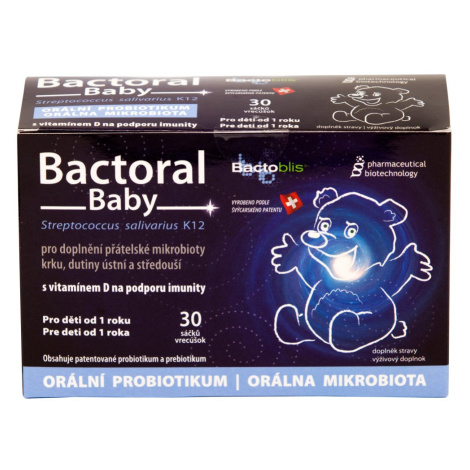 BACTORAL Baby s vitamínom D 30 vrecúšok