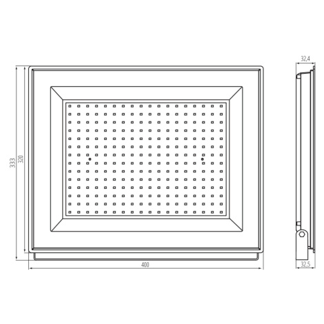 GRUN NV LED-200-B Reflektor LED MILEDO