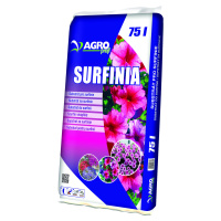 AGRO Pestovateľský substrát pre surfínie s chelátom Fe 75 l