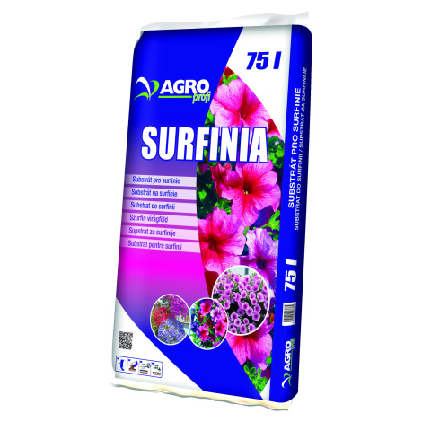 AGRO Pestovateľský substrát pre surfínie s chelátom Fe 75 l