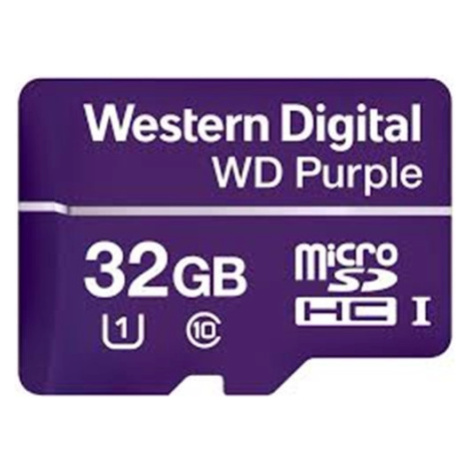 Pamäťová karta Western Didital Purple microSDHC 32 GB 80MB/s fialová