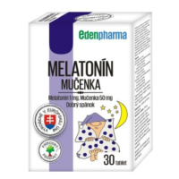 EDENPHARMA Melatonín 1 mg, mučenka 30 tabliet