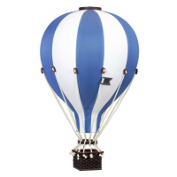 Dadaboom.sk Dekoračný teplovzdušný balón - modrá/biela - M-33cm x 20cm