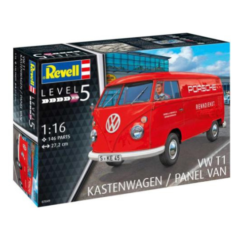 Plastic ModelKit auto 07049 - VW T1 Kastenwagen (1:16)