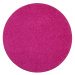 AKCE: 200x200 (průměr) kruh cm Kusový koberec Color shaggy růžový kruh - 200x200 (průměr) kruh c