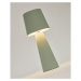 LED stmievateľná stolová lampa v mentolovej farbe s kovovým tienidlom (výška 25 cm) Arenys – Kav
