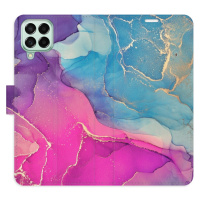 Flipové puzdro iSaprio - Colour Marble 02 - Samsung Galaxy M53 5G