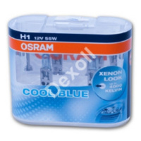 Autožiarovka 12V 55W OSRAM cool (balenie 2 ks) Trebor OsramH1CBBOX64150