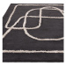 Čierny ručne tkaný vlnený koberec 200x300 cm Matrix – Asiatic Carpets