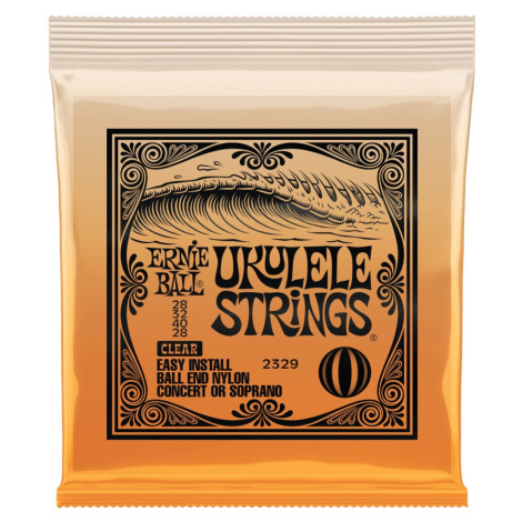 Ernie Ball Ukulele Strings Clear Nylon
