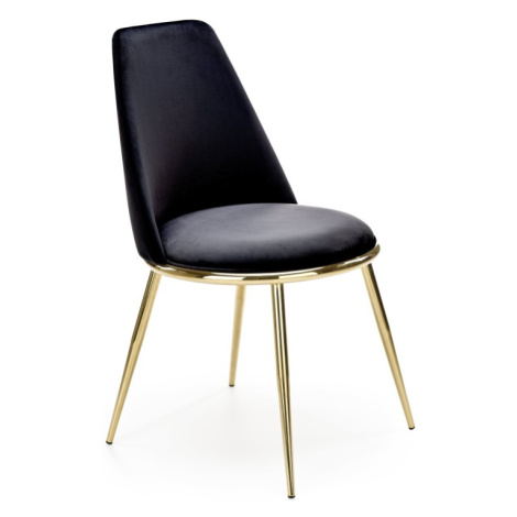Designová židle GLAMOUR K460 černá Halmar