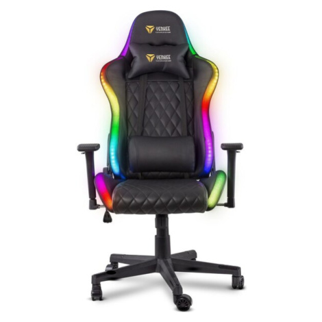 YENKEE YGC 300RGB Stardust herné kreslo čierne