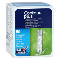 CONTOUR PLUS Diagnostické proužky 50 ks