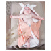 Osuška s kapucňou pre najmenších Zajačik Bath Towel Poppy K'Doux Kaloo ružová 75*75 cm z jemného
